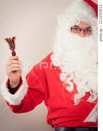 Christmas Santa Claus with bell Christmas Santa Claus with bell 121293613