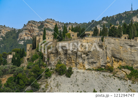 Scenic view of Cap Canaille headland and Cassis in south of France 121294747