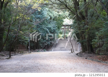 大津市近江大津宮 近江神宮境内 二の鳥居 大津市近江大津宮 近江神宮境内 二の鳥居 121295011