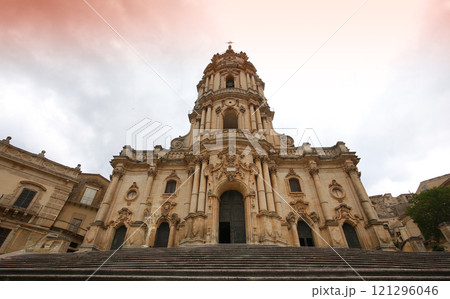 duomo of san Giorgio, Modica, sicily, Italy duomo of san Giorgio, Modica, sicily, Italy 121296046