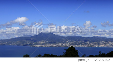 landscape of Martinique island, french west indies 121297202