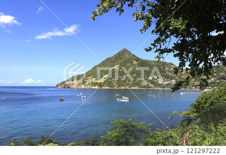 landscape of Martinique island, french west indies 121297222