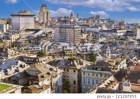 View of Genoa, Italy 121297853