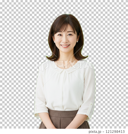 一個面向前方的女人 121298413