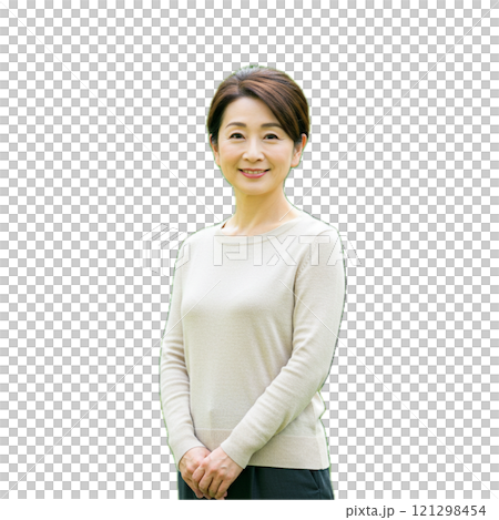 A woman facing forward A woman facing forward 121298454