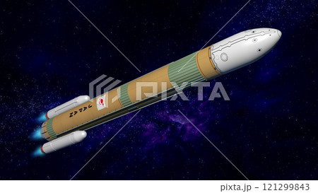 ロケット　打ち上げ　宇宙 121299843