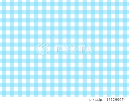 水色と白のギンガムチェックの背景・壁紙 121299974
