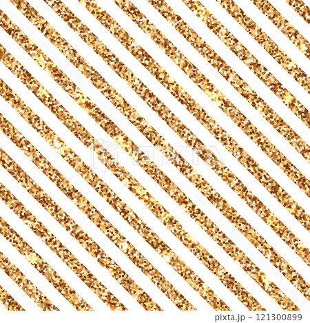 Pattern with gold glitter stripes. Pattern with gold glitter stripes. 121300899