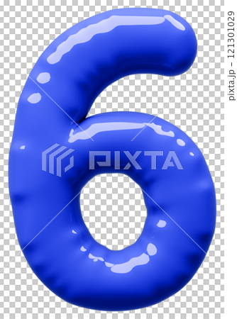 3D image_balloon_6_blue 121301029