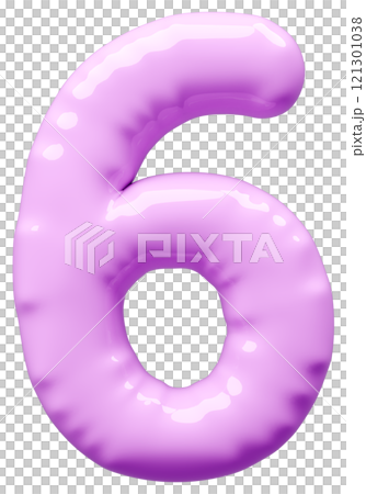 3D image_balloon_6_purple 121301038