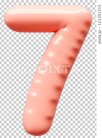3D画像_風船_7_ピンク 3D画像_風船_7_ピンク 121301353