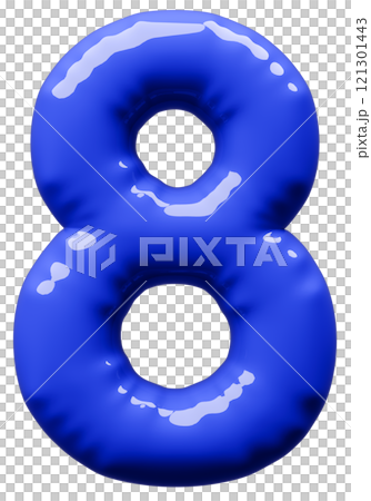 3D image_balloon_8_blue 121301443