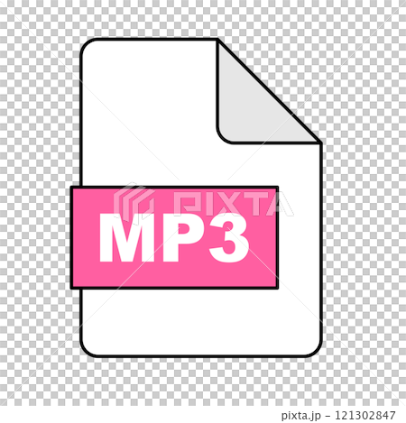 MP3 file illustration 121302847
