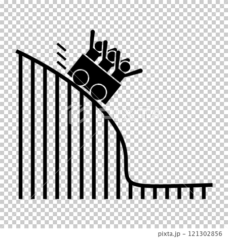 雲霄飛車剪影 雲霄飛車剪影 121302856