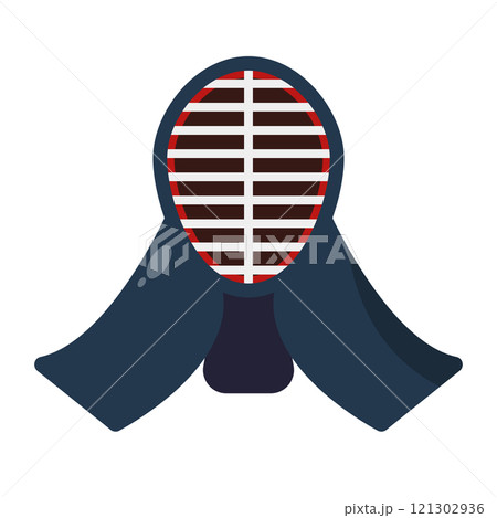 剣道の面のイラスト 剣道の面のイラスト 121302936
