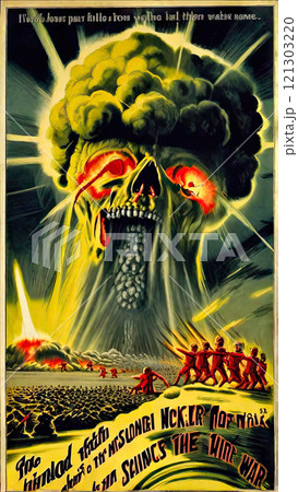 Nuclear War Horror Concept. The end of the world. Apocalypse. Nuclear War Horror Concept. The end of the world. Apocalypse. 121303220