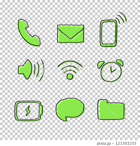 Hand-drawn: Simple Icons Hand-drawn: Simple Icons 121303255