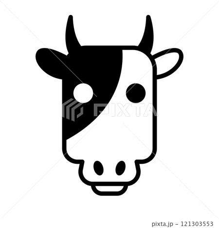 牛のアイコン 121303553