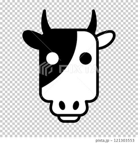 牛のアイコン 121303553