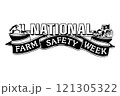 Farm Safety banner week Title vector design illustration 121305322