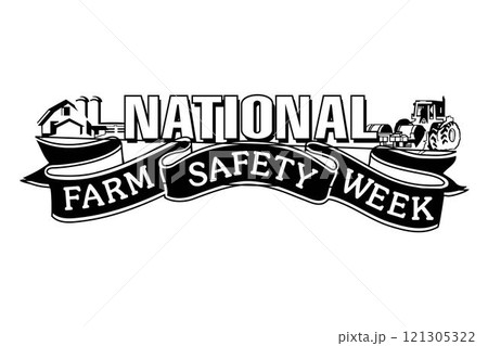 Farm Safety banner week Title vector design illustration Farm Safety banner week Title vector design illustration 121305322