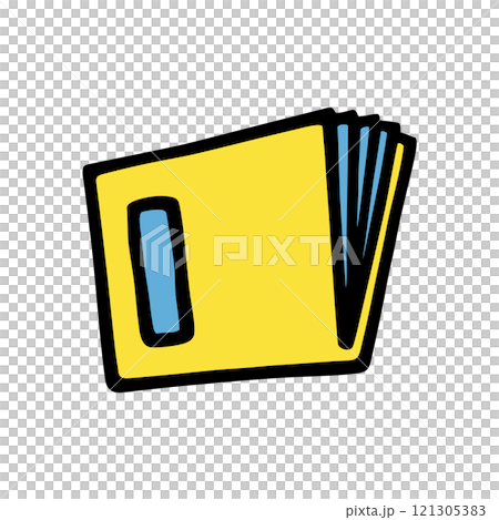 Doodle book or notebook icon, handdrawn with thin line Doodle book or notebook icon, handdrawn with thin line 121305383