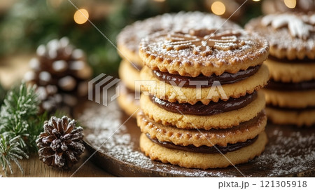 slovakia christmas market cookies 121305918