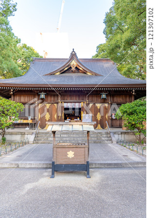 若宮八幡社(名古屋総鎮守)若宮八幡宮 拝殿 名古屋市中区栄三丁目 若宮八幡社(名古屋総鎮守)若宮八幡宮 拝殿 名古屋市中区栄三丁目 121307102