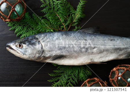 新巻鮭 (北海道産 オス 白鮭) 新巻鮭 (北海道産 オス 白鮭) 121307541