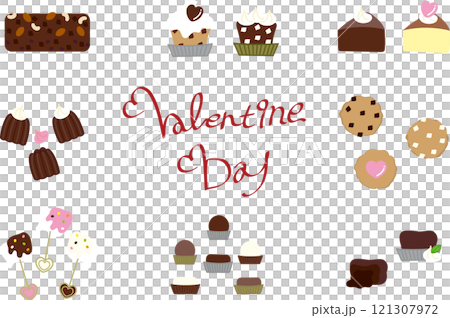 情人節糖果沒有輪廓 121307972