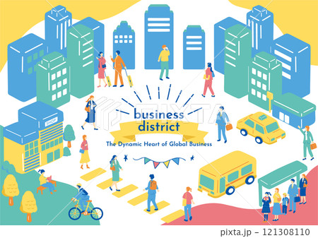 ビジネス街の風景 ビジネス街の風景 121308110