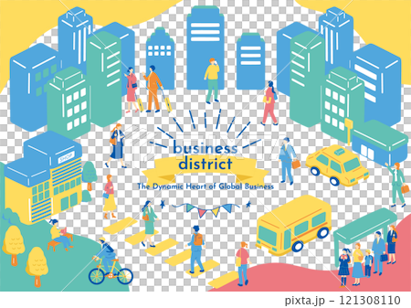 ビジネス街の風景 ビジネス街の風景 121308110