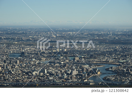 葛飾区中川、四つ木方面、東京スカイツリー天望回廊より 121308642