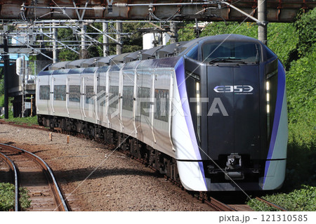 中央快速線を行く特急あずさ／かいじ号：E353系電車 121310585