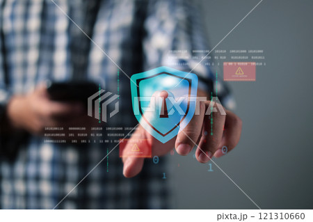 Cyberspace security Protection data, Cyber security, Network data protection, Database hacks, Safety online internet cyber crime. hacker attack, Identity theft and Hacking and stealing data. 121310660