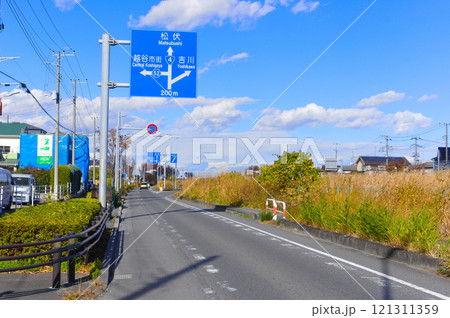 埼玉県越谷市東埼玉道路沿線2024年12月 121311359