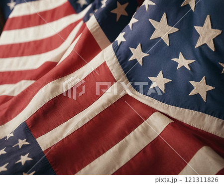 United States of America flag election background 121311826