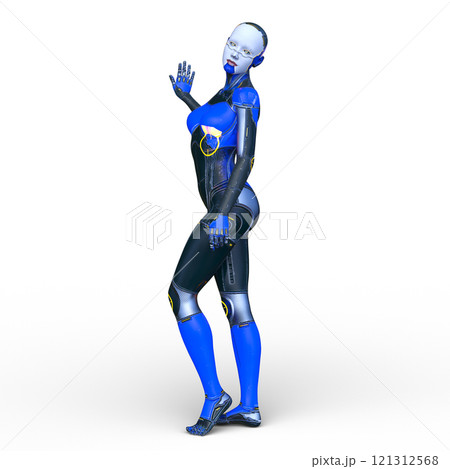 女性サイボーグ 121312568