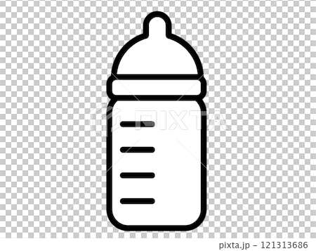 哺乳瓶のアイコン(授乳室のマーク) 哺乳瓶のアイコン(授乳室のマーク) 121313686