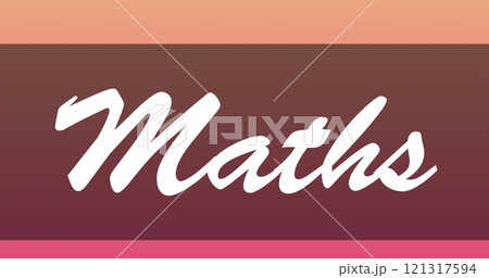 Image of maths text over striped background Image of maths text over striped background 121317594