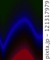 Abstract Dark Wave with Blue and Red Neon Light Effect 121317979