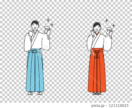 神官和巫女看到自己的存摺很高興 121318025