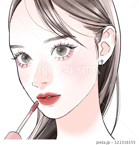 魅力的な唇の女性 魅力的な唇の女性 121318155