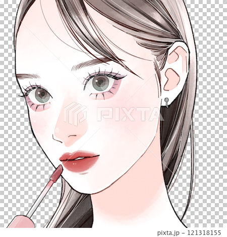 魅力的な唇の女性 魅力的な唇の女性 121318155