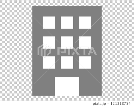 Building icon (building silhouette) Building icon (building silhouette) 121318754