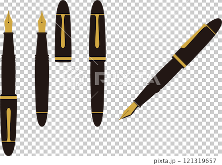 万年筆　黒　セット 121319657