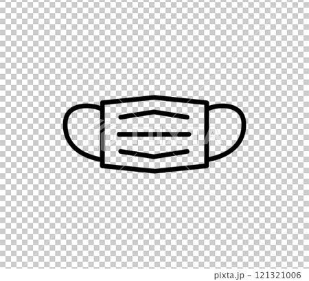 Simple mask icon illustration vector 121321006