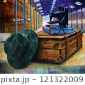 プラットホーム　イラスト 121322009