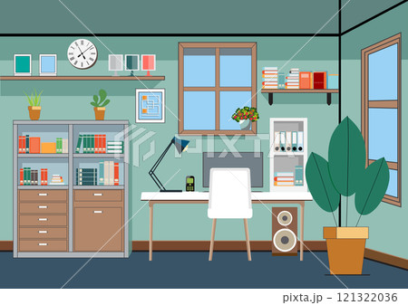 Modern room with minimal interior. Modern room with minimal interior. 121322036