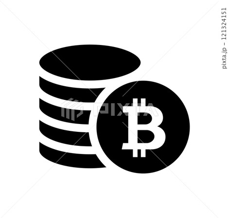 仮想通貨のシンプルアイコン 仮想通貨のシンプルアイコン 121324151